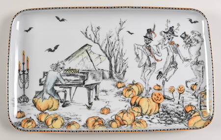 Haunted Hosts 14" Rectangular Serving Platter by Williams-Sonoma