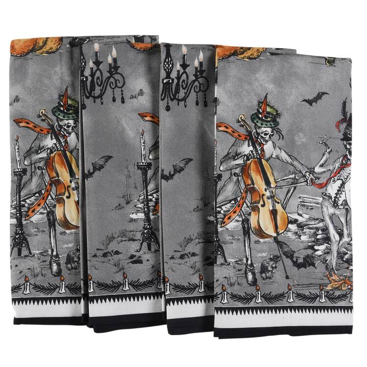 Haunted Hosts Cloth Napkin - Set of 4