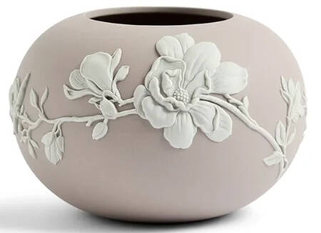 Magnolia Blossom-Mink 4" Rose Bowl