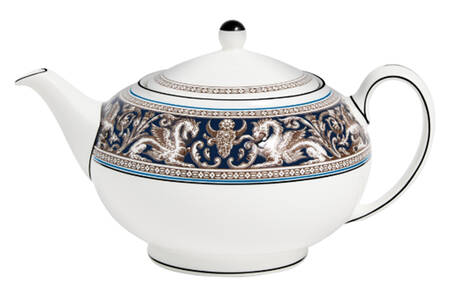 Florentine Navy Teapot & Lid