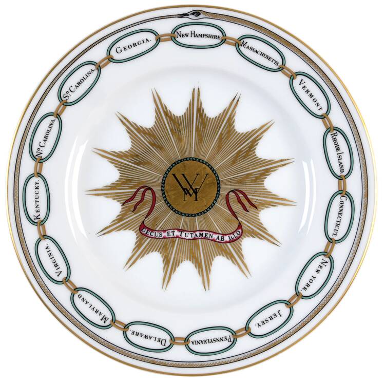 The White House Collection (Black Backstamp) Salad/Dessert Plate