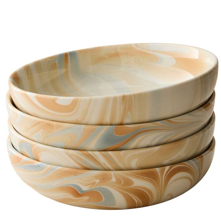 Marble Swirl 8" Individual Pasta Bowl