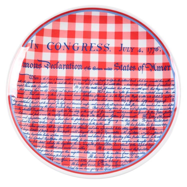 Sheila Bridges Philadelphia Melamine Salad Plate