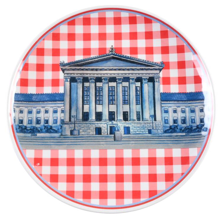 Sheila Bridges Philadelphia Melamine Dinner Plate