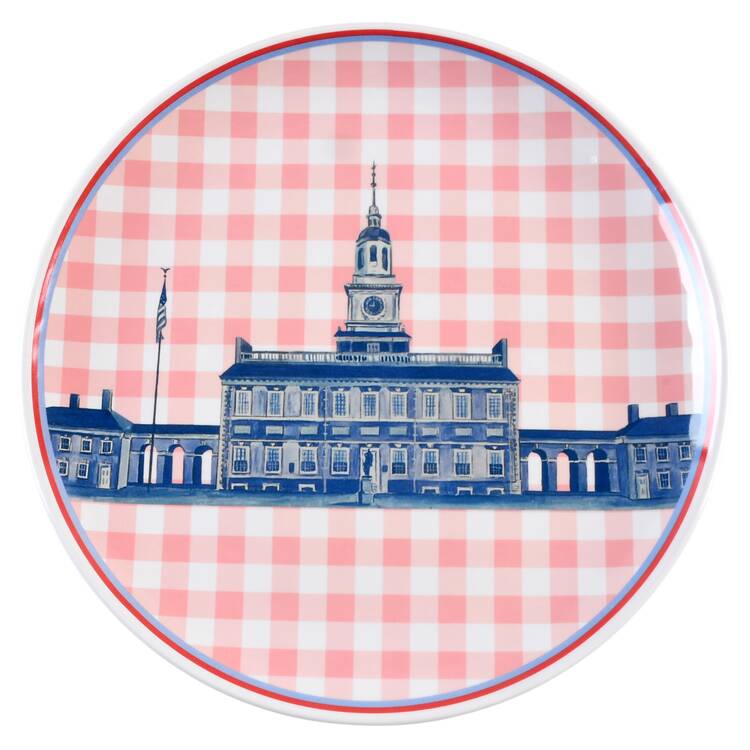 Sheila Bridges Philadelphia Melamine Dinner Plate
