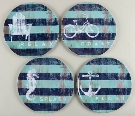 Giftware Q  Four Corners Melamine S/4