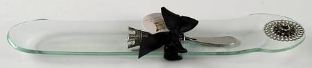 Giftware Q  Cracker Platter W/Spreader