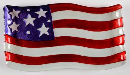 Giftware Q  Flag Platter