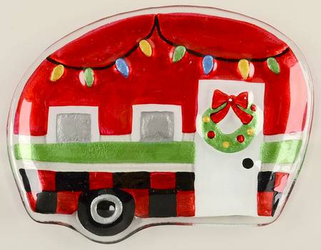 Giftware Q  Holiday Camper Shaped Plate
