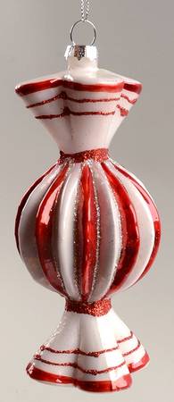 Giftware Q  Wrapped Candy Glass Ornament