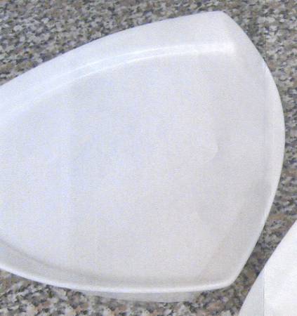 Sam & Squito Triangular Salad Plate