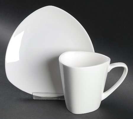Sam & Squito Flat Cup & Bread & Butter Plate/Saucer Set