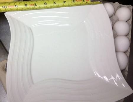 Sam & Squito Square Dinner Plate
