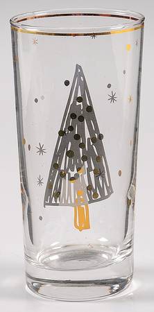 Holiday Tree Highball Glass