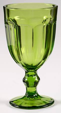 Rockford Green Water Goblet