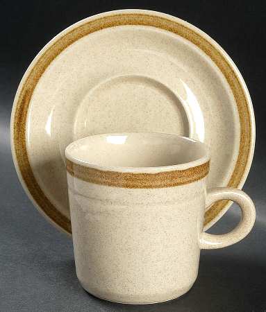 Arden Flat Cup & Saucer Set