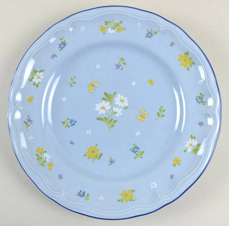 Auberge Blue 12" Chop Plate (Round Platter)