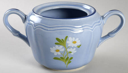 Auberge Blue Sugar Bowl No Lid