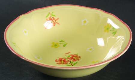 Auberge Yellow Coupe Cereal Bowl by Yamaka