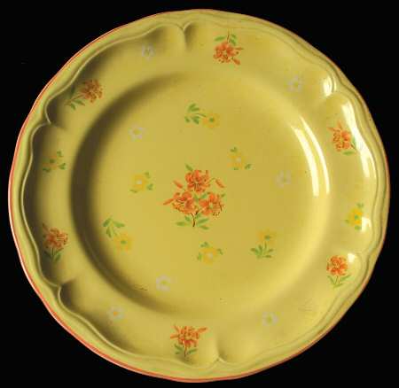 Auberge Yellow 12" Chop Plate (Round Platter)