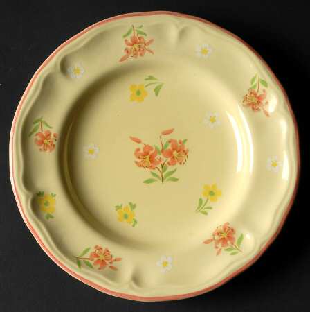 Auberge Yellow Salad Plate