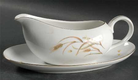 Autumn Pride Gravy Boat & Underplate/Relish