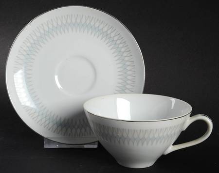 Capri Flat Cup & Saucer Set