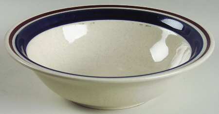 Chateau Cobalt Blue Rim Cereal Bowl