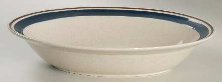 Chateau Cobalt Blue 10" Oval Vegetable Bowl