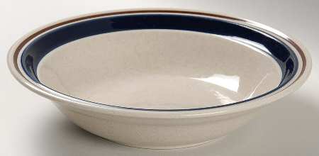Chateau Cobalt Blue Rim Soup Bowl