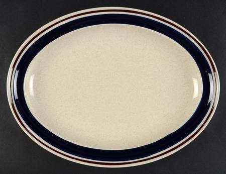 Chateau Cobalt Blue 12" Oval Serving Platter
