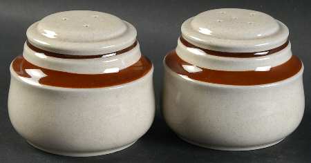 Chateau Sienna Brown Salt & Pepper Set