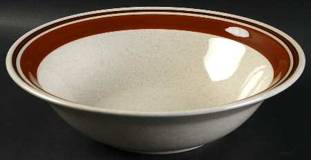 Chateau Sienna Brown 9" Round Vegetable Bowl