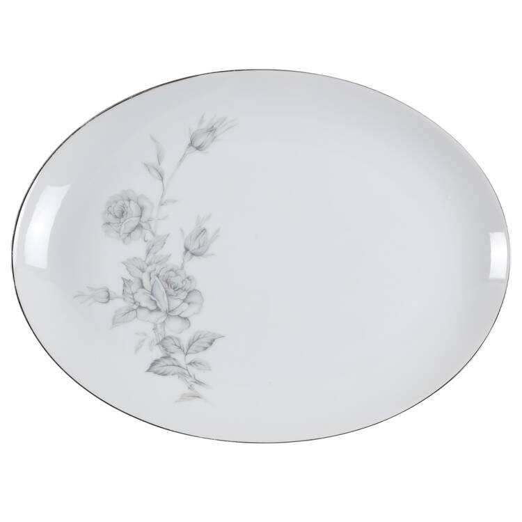 Chateau Rose 12" Oval Serving Platter