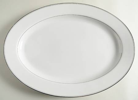 Crown Platino 16" Oval Serving Platter