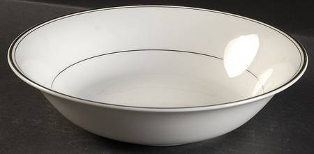 Crown Platino 9" Round Vegetable Bowl