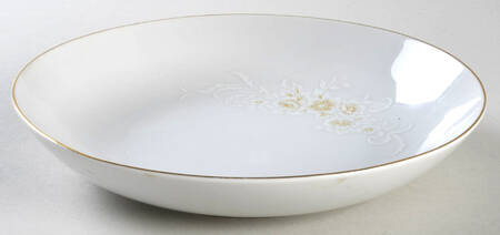 Gold Brocade Coupe Soup Bowl
