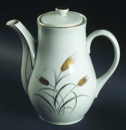 Golden Grain Mini Coffee Pot & Lid