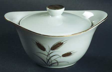 Golden Grain Mini Sugar Bowl & Lid