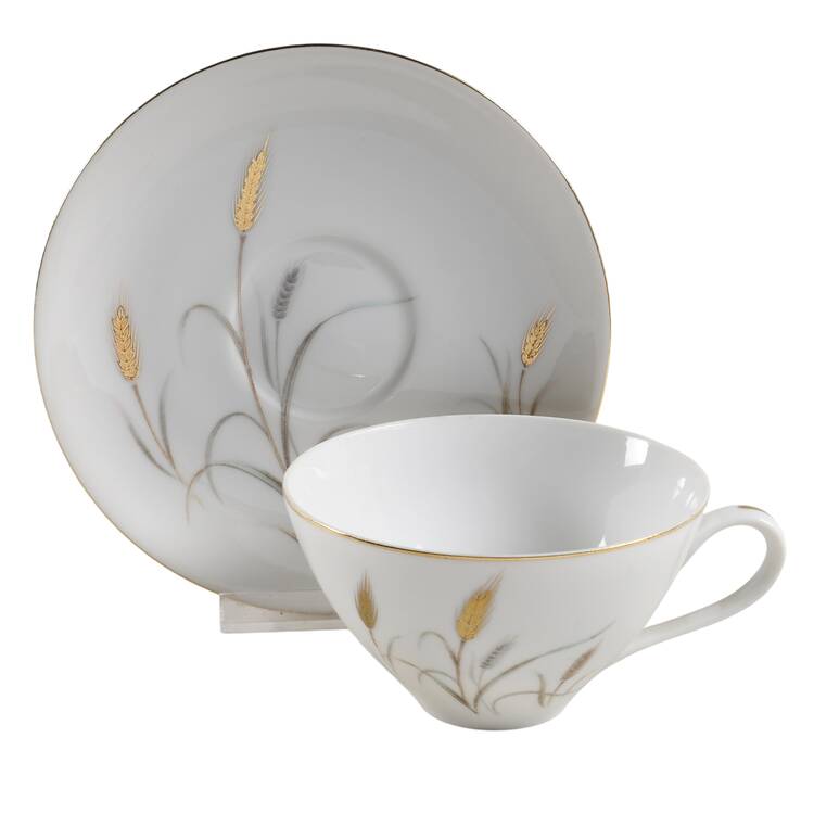 Harvest Queen Flat Cup & Saucer Set