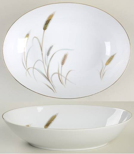 Harvest Queen 10" Oval Vegetable Bowl