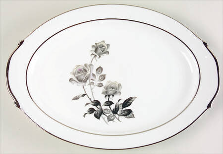 Nocturne 16" Oval Serving Platter