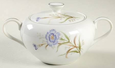 Periwinkle Sugar Bowl & Lid