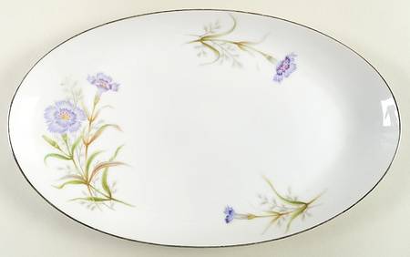 Periwinkle 12" Oval Serving Platter