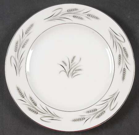 Platinum Wheat Bread & Butter Plate