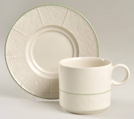 Poppy Flat Cup & Saucer Set
