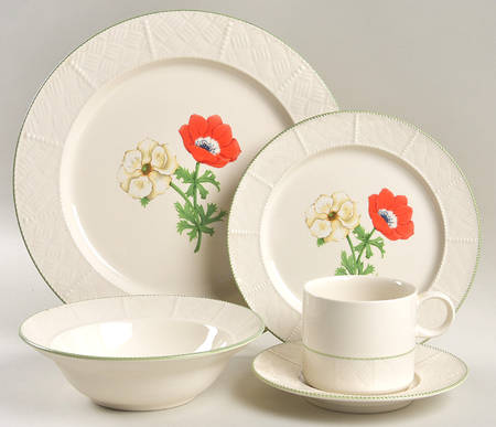 Poppy 5 Piece Place Setting