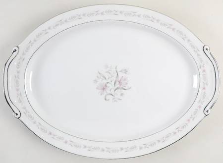 Rhapsody 16" Oval Serving Platter by Yamaka