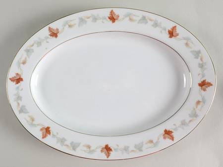 September Song 12" Oval Serving Platter