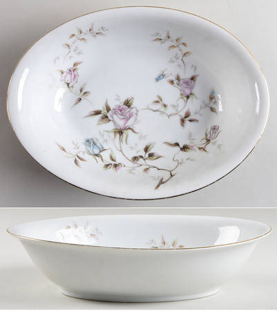 Sherry 10" Oval Vegetable Bowl